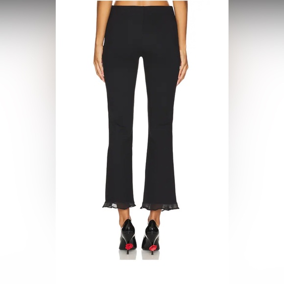 Majorelle / NWT Kelly capri ruffle cuff Black Women's Pants small s - Picture 2 of 7